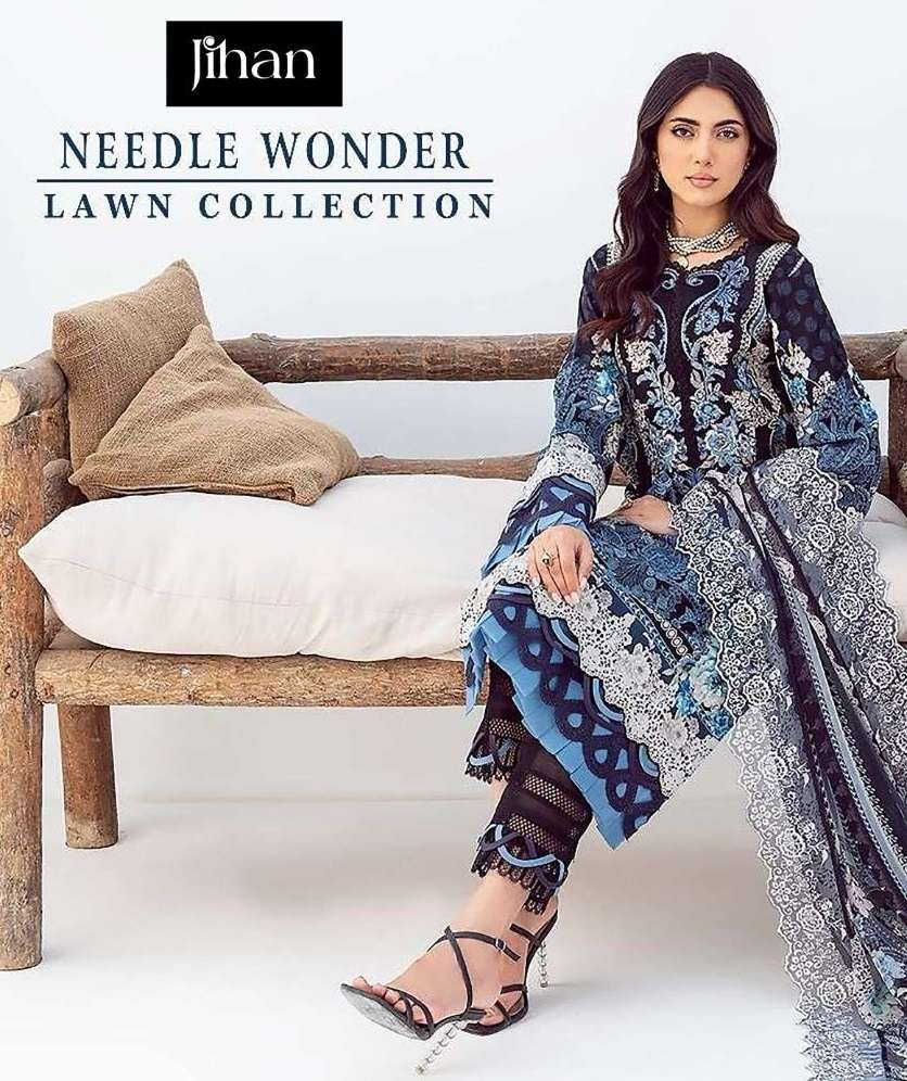 NEEDLE WONDER LAWN COLLECTION D no:- 3354 by Jihan